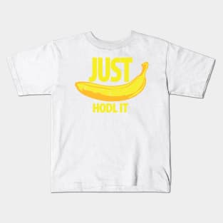 JUST HODL IT Apes Banana Yellow Version Kids T-Shirt